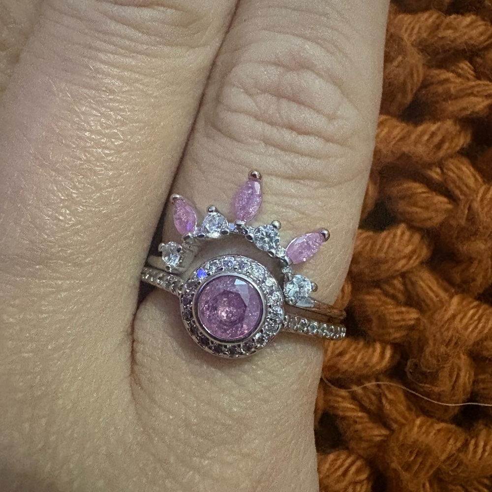 Elegant Pink Gemstone Ring